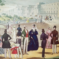 Пазл: Летняя мода Англии 1840 года