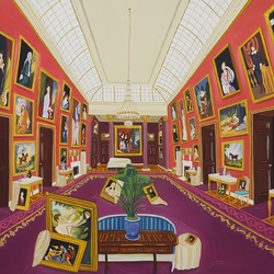 Пазл: Интерьер холла замка