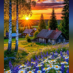 Пазл: Ромашковое лето