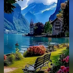 Пазл: У озера