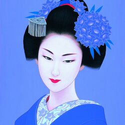 Пазл: Заколка с колокольчиками