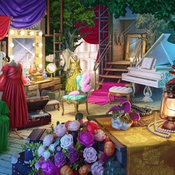 Пазл: Гримерная для примы