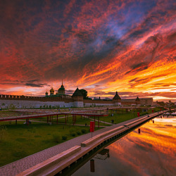 Пазл: Закат в Российской глубинке