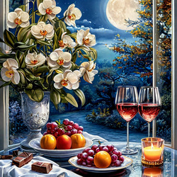 Пазл: Вид из открытого окна