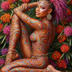 Пазл: Боди-арт