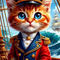 Пазл: Капитан Мур-Мяо