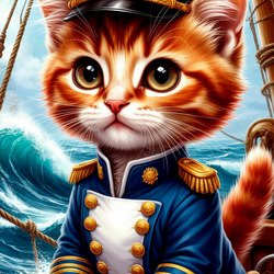 Пазл: Капитан Мур-Мяо