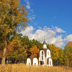 Пазл: Храм и осень