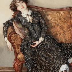 Пазл: Мечты молодой женщины 