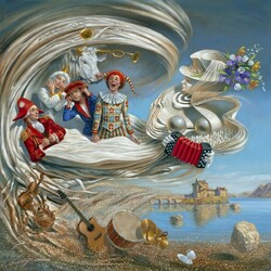 Пазл: Весенние шутки