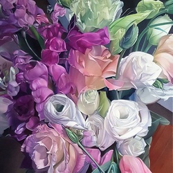 Пазл: Нежная эустома