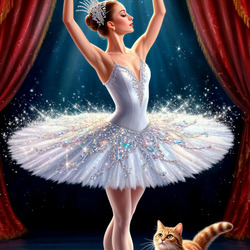 Пазл: Лебединое озеро