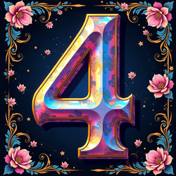 Пазл: В цветочном обрамлении