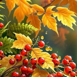 Пазл: Красная смородина