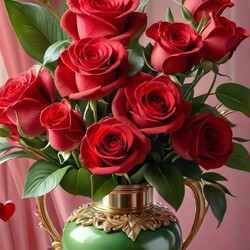 Пазл: Красные розы