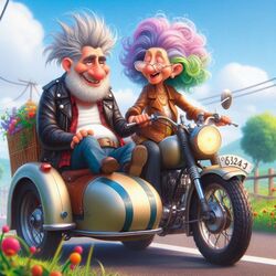 Пазл: Байкеры