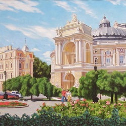 Пазл: Оперный театр летом