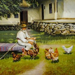 Пазл: Во дворе 