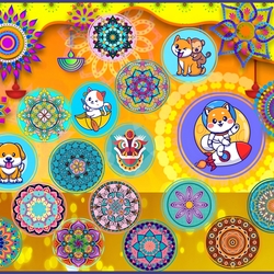 Пазл: Веселые зверюшки