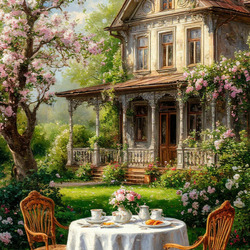 Пазл: Завтрак на даче