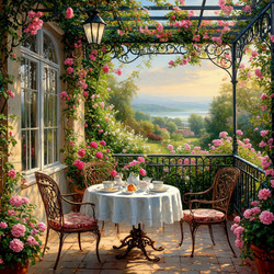 Пазл: Завтрак на даче