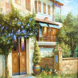 Пазл: Гостиница в конце улицы