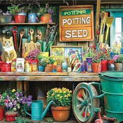 Пазл: Садовый домик