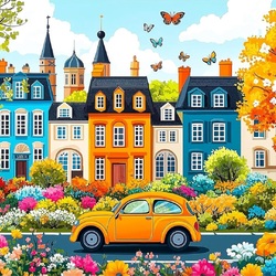 Пазл: Маленький  автомобиль