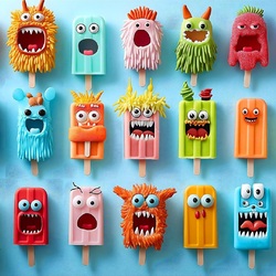 Пазл: Замороженные монстрики