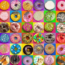 Пазл: Пончики на любой вкус