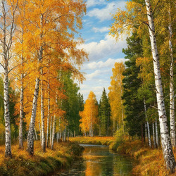 Пазл: Скоро осень, за окнами август