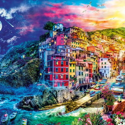 Пазл: Краски Чинкве-Терре 