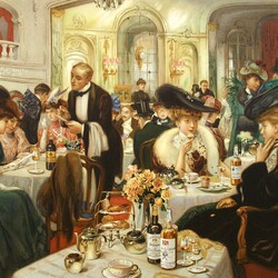 Пазл: В ресторане