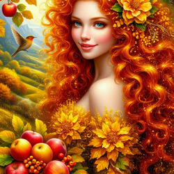 Пазл: Рыжая осень