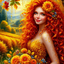 Пазл: Рыжая осень