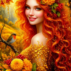 Пазл: Рыжая осень