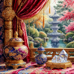 Пазл: Натюрморт в китайском стиле