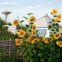 Пазл: Аисты прилетели