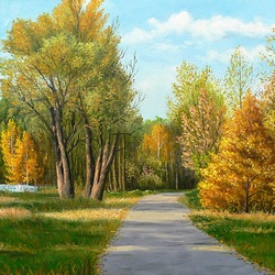 Пазл: Осенняя аллея