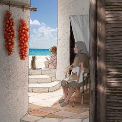 Пазл: Летом у бабушки