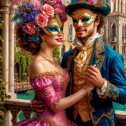 Пазл: Венецианский карнавал