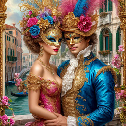 Пазл: Венецианский карнавал