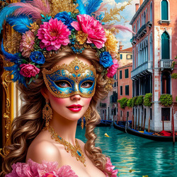 Пазл: Венецианский карнавал