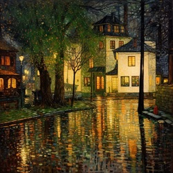 Пазл: Летний дождь