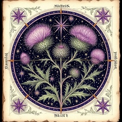 Пазл: Созвездие чертополоха