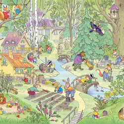 Пазл: Весна в лесу