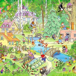 Пазл: Лето в лесу