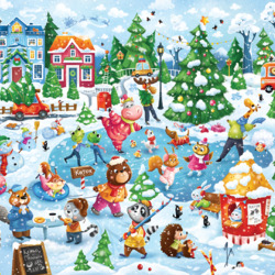 Пазл: На катке