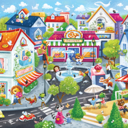 Пазл: Городок