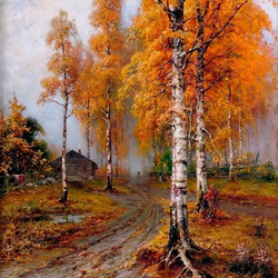 Пазл: Осенняя дорога